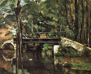 Paul Cezanne bridge Muncie oil painting artist
